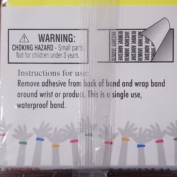 New! 250 count sequentially numbered wristbands - Picture 3 of 4